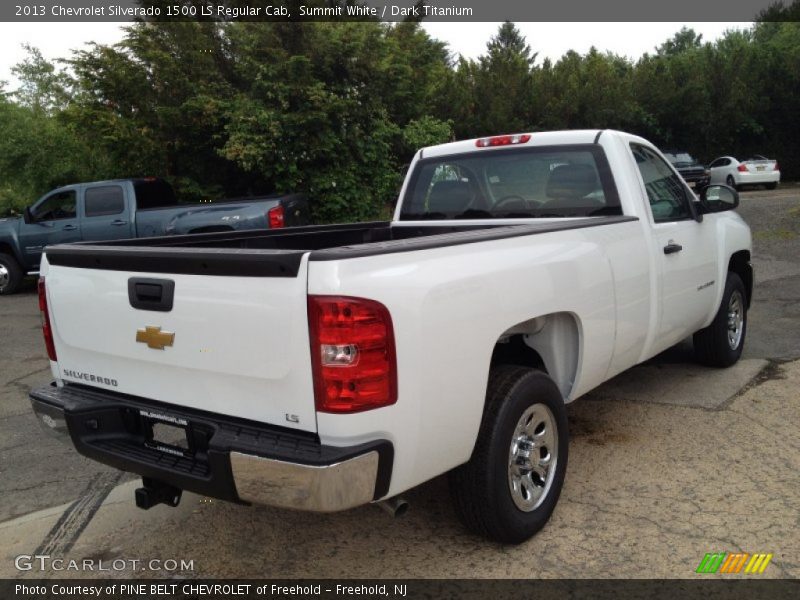 Summit White / Dark Titanium 2013 Chevrolet Silverado 1500 LS Regular Cab