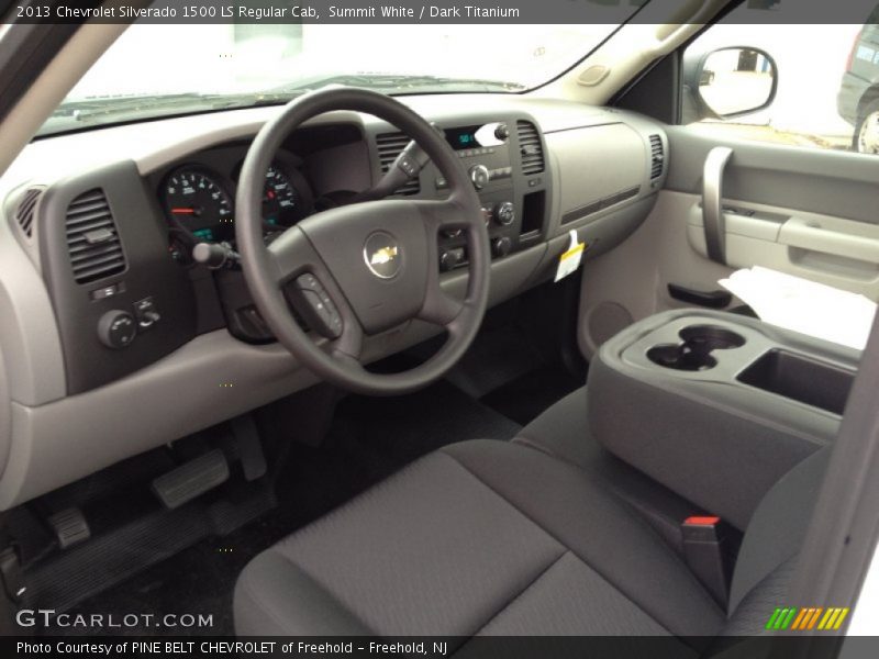 Summit White / Dark Titanium 2013 Chevrolet Silverado 1500 LS Regular Cab