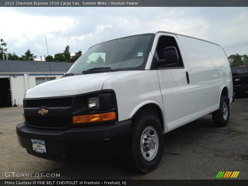 Summit White / Medium Pewter 2013 Chevrolet Express 2500 Cargo Van