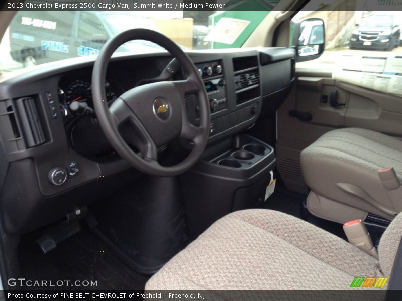 Summit White / Medium Pewter 2013 Chevrolet Express 2500 Cargo Van
