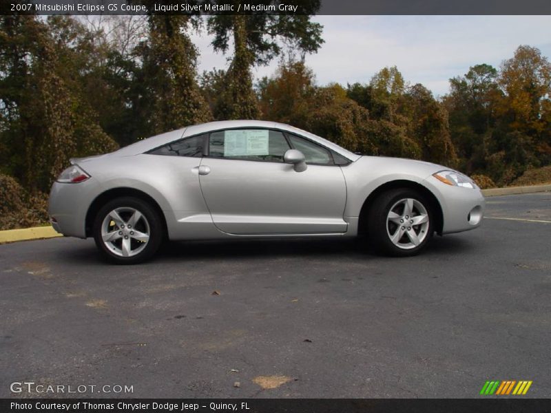 Liquid Silver Metallic / Medium Gray 2007 Mitsubishi Eclipse GS Coupe