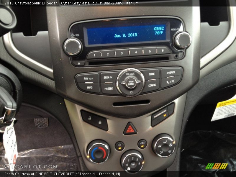 Controls of 2013 Sonic LT Sedan