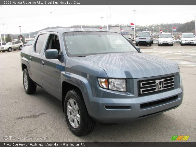 Steel Blue Metallic / Gray 2006 Honda Ridgeline RTL