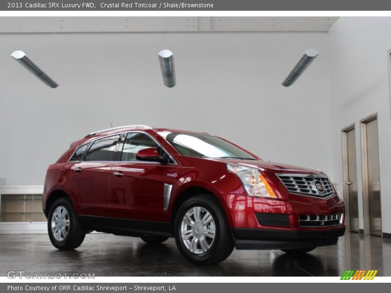 Crystal Red Tintcoat / Shale/Brownstone 2013 Cadillac SRX Luxury FWD