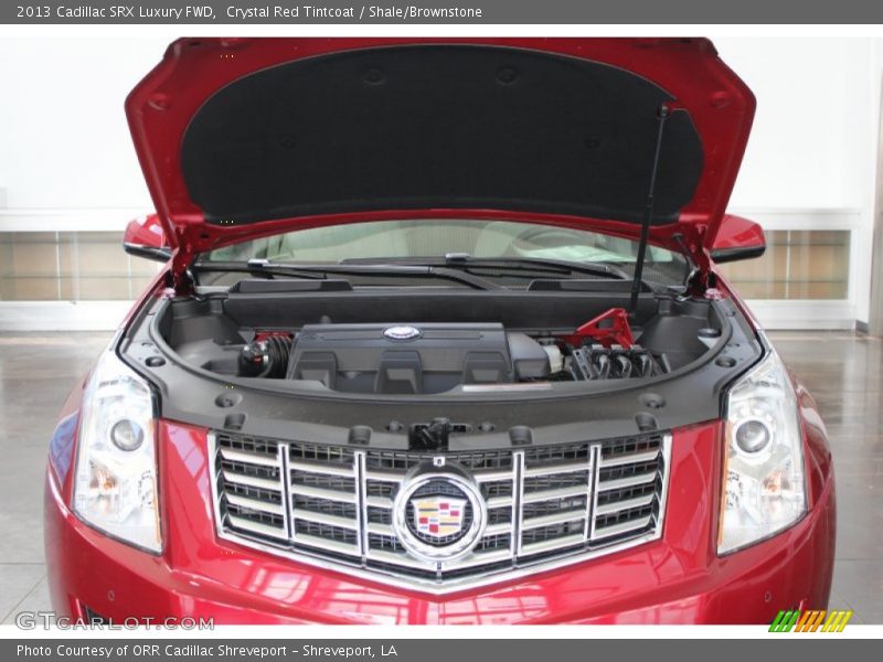 Crystal Red Tintcoat / Shale/Brownstone 2013 Cadillac SRX Luxury FWD