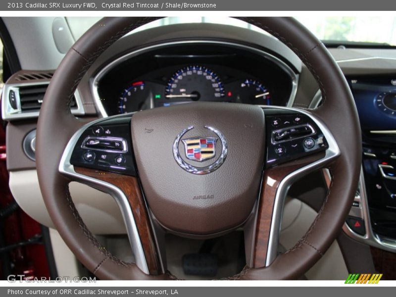 Crystal Red Tintcoat / Shale/Brownstone 2013 Cadillac SRX Luxury FWD