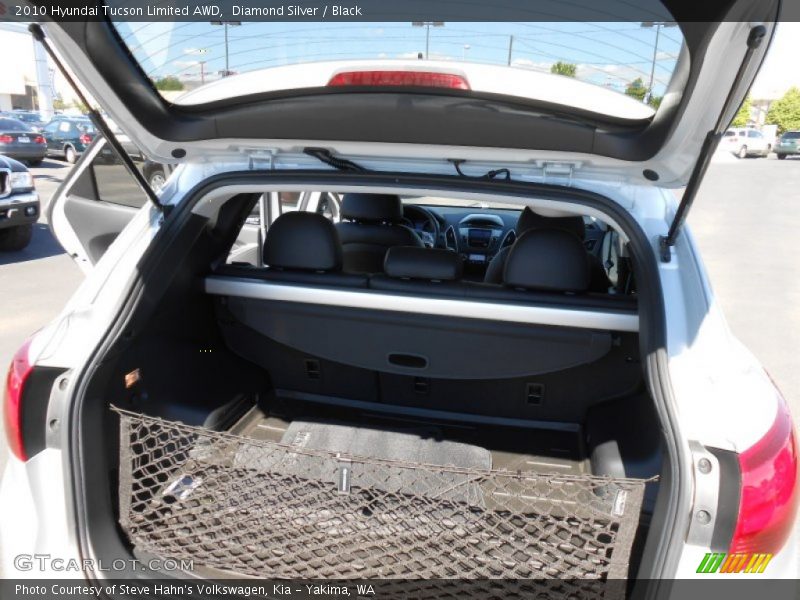 Diamond Silver / Black 2010 Hyundai Tucson Limited AWD