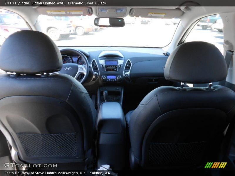 Diamond Silver / Black 2010 Hyundai Tucson Limited AWD