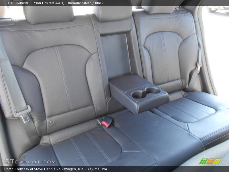 Diamond Silver / Black 2010 Hyundai Tucson Limited AWD