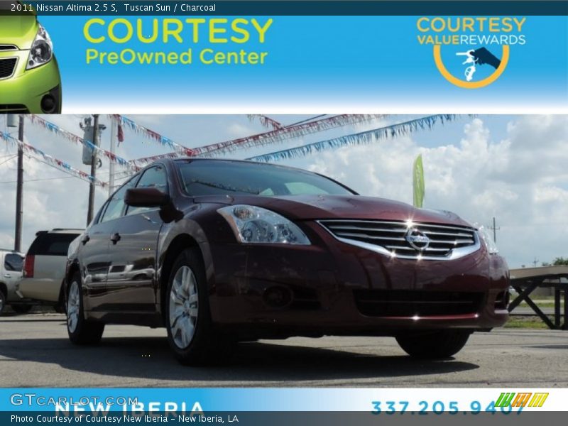 Tuscan Sun / Charcoal 2011 Nissan Altima 2.5 S