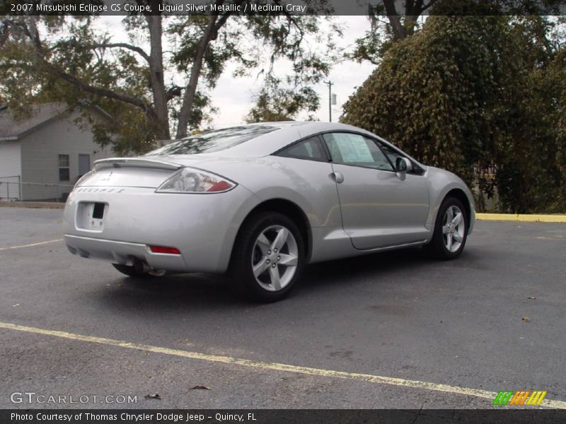 Liquid Silver Metallic / Medium Gray 2007 Mitsubishi Eclipse GS Coupe