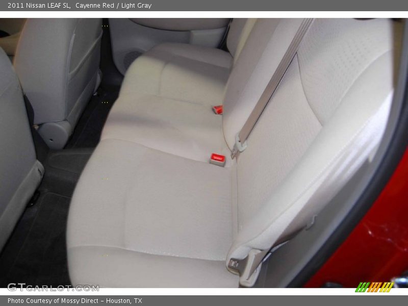 Cayenne Red / Light Gray 2011 Nissan LEAF SL