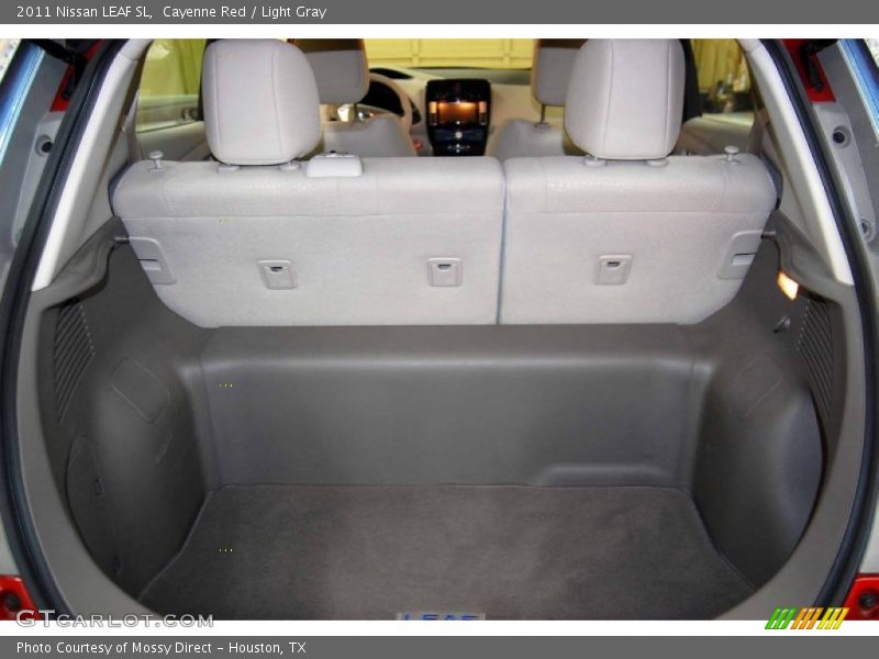 Cayenne Red / Light Gray 2011 Nissan LEAF SL