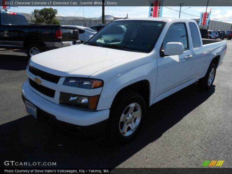 Summit White / Ebony 2012 Chevrolet Colorado LT Extended Cab