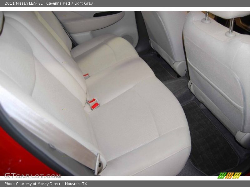 Cayenne Red / Light Gray 2011 Nissan LEAF SL
