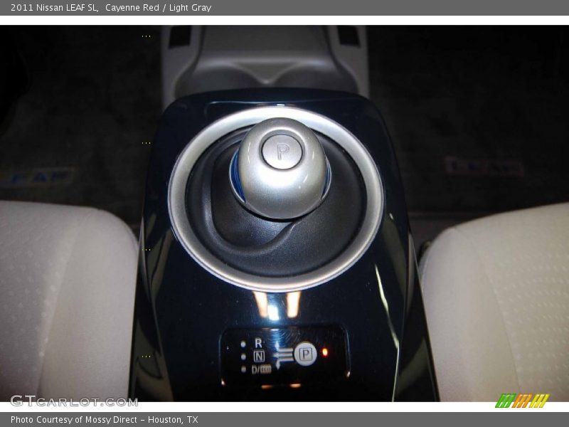 Cayenne Red / Light Gray 2011 Nissan LEAF SL