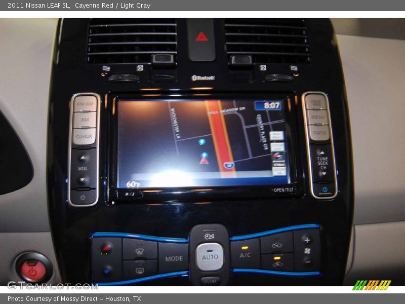 Cayenne Red / Light Gray 2011 Nissan LEAF SL