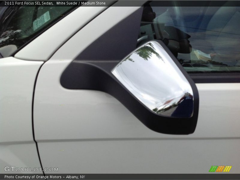 White Suede / Medium Stone 2011 Ford Focus SEL Sedan
