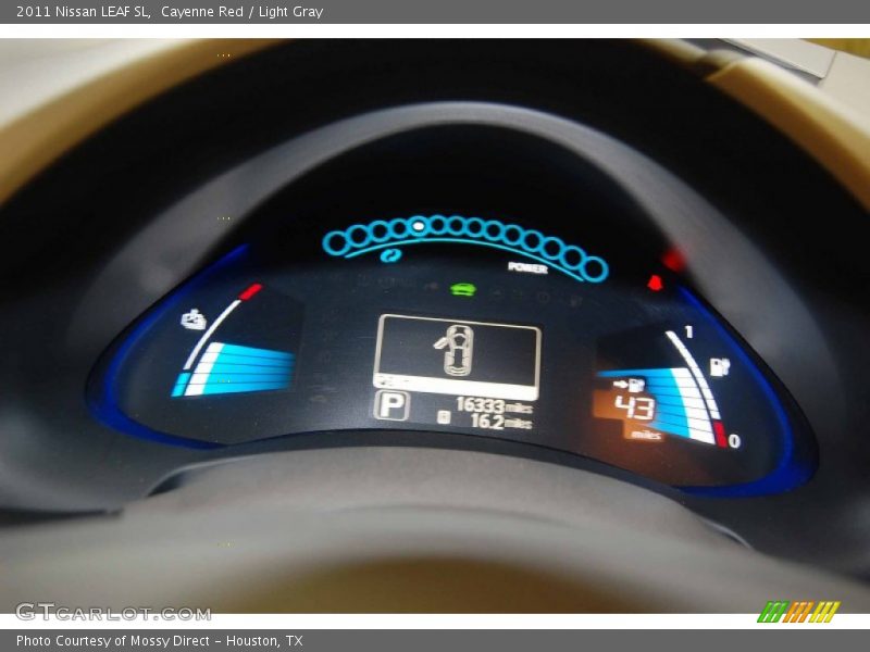 Cayenne Red / Light Gray 2011 Nissan LEAF SL