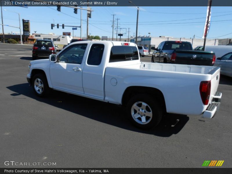 Summit White / Ebony 2012 Chevrolet Colorado LT Extended Cab