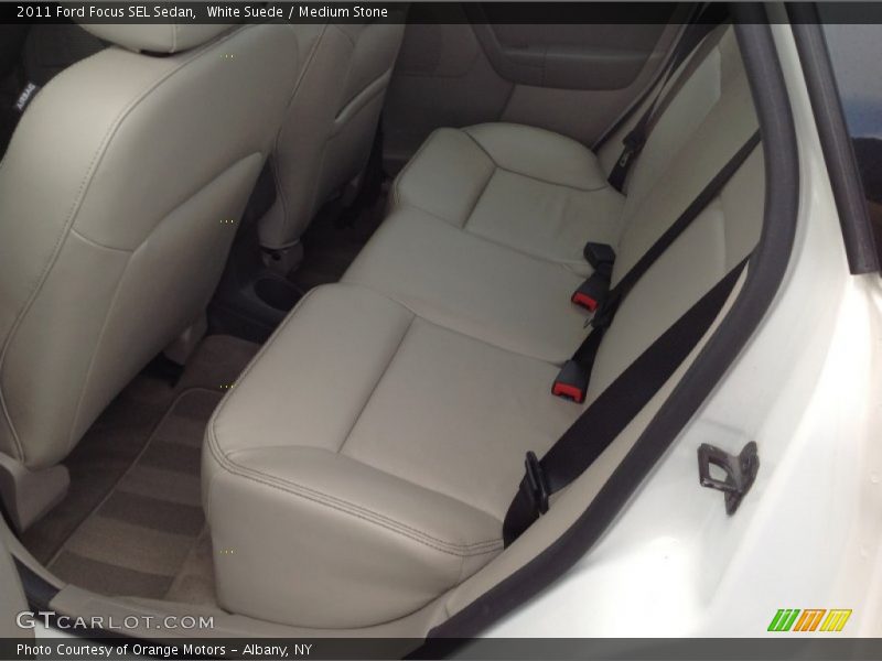 White Suede / Medium Stone 2011 Ford Focus SEL Sedan