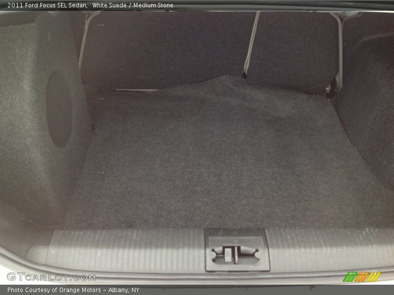 White Suede / Medium Stone 2011 Ford Focus SEL Sedan