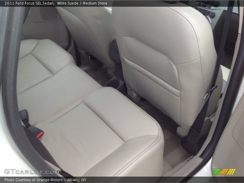 White Suede / Medium Stone 2011 Ford Focus SEL Sedan
