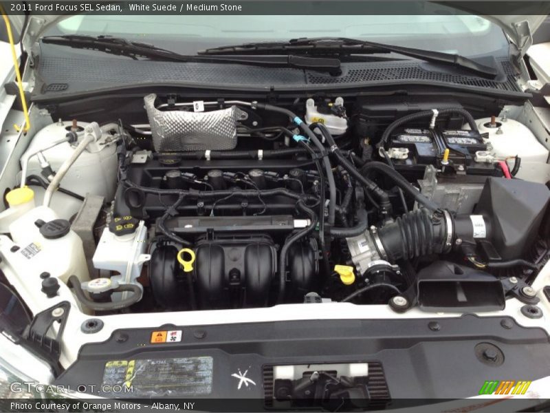 White Suede / Medium Stone 2011 Ford Focus SEL Sedan