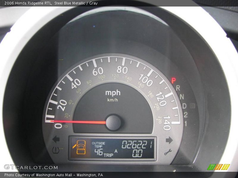Steel Blue Metallic / Gray 2006 Honda Ridgeline RTL