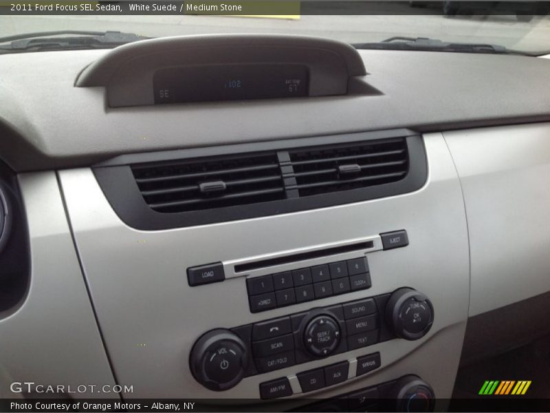 White Suede / Medium Stone 2011 Ford Focus SEL Sedan