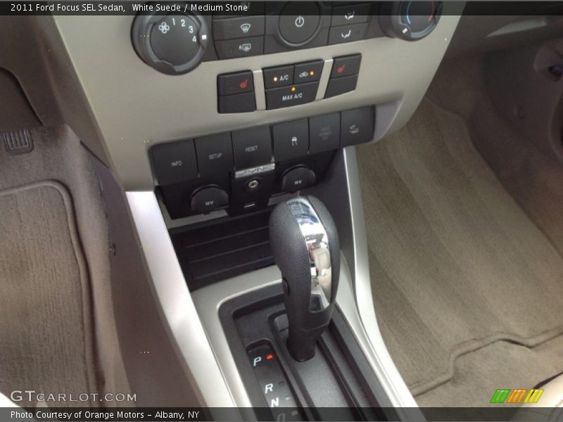 White Suede / Medium Stone 2011 Ford Focus SEL Sedan
