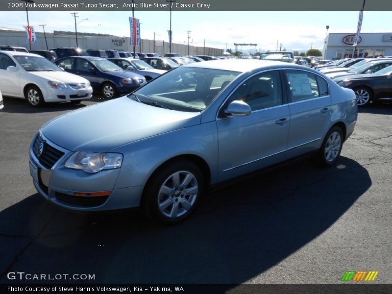 Arctic Blue Silver / Classic Gray 2008 Volkswagen Passat Turbo Sedan