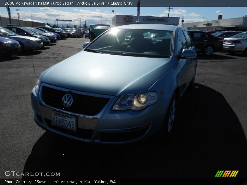 Arctic Blue Silver / Classic Gray 2008 Volkswagen Passat Turbo Sedan