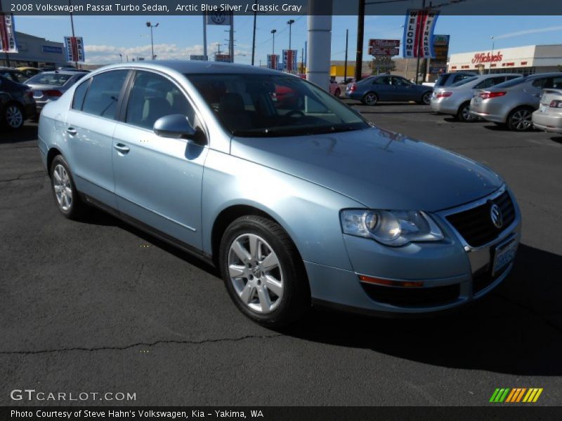 Arctic Blue Silver / Classic Gray 2008 Volkswagen Passat Turbo Sedan