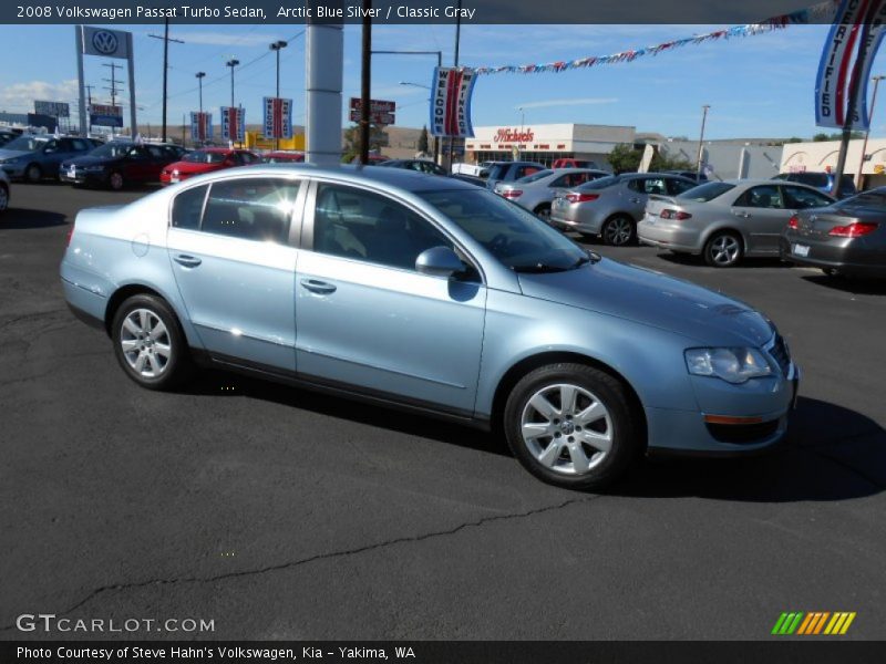 Arctic Blue Silver / Classic Gray 2008 Volkswagen Passat Turbo Sedan