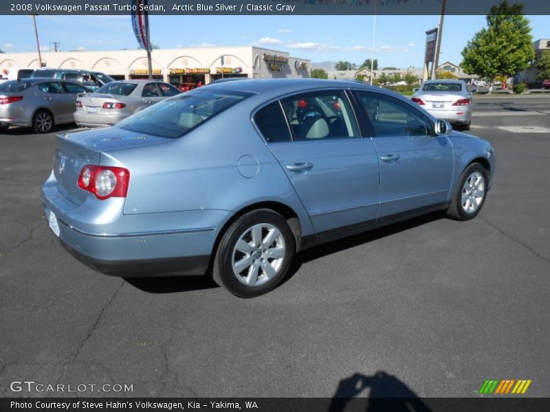 Arctic Blue Silver / Classic Gray 2008 Volkswagen Passat Turbo Sedan