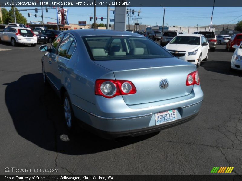 Arctic Blue Silver / Classic Gray 2008 Volkswagen Passat Turbo Sedan