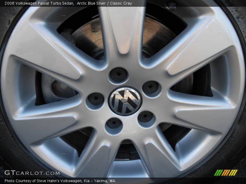 Arctic Blue Silver / Classic Gray 2008 Volkswagen Passat Turbo Sedan