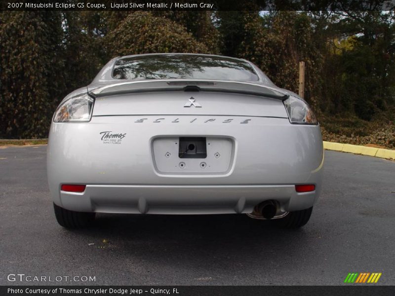 Liquid Silver Metallic / Medium Gray 2007 Mitsubishi Eclipse GS Coupe