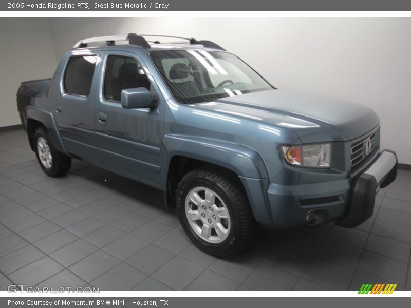 Steel Blue Metallic / Gray 2006 Honda Ridgeline RTS