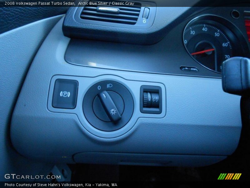 Arctic Blue Silver / Classic Gray 2008 Volkswagen Passat Turbo Sedan