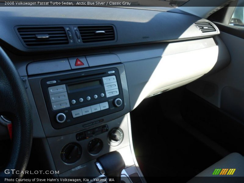 Arctic Blue Silver / Classic Gray 2008 Volkswagen Passat Turbo Sedan