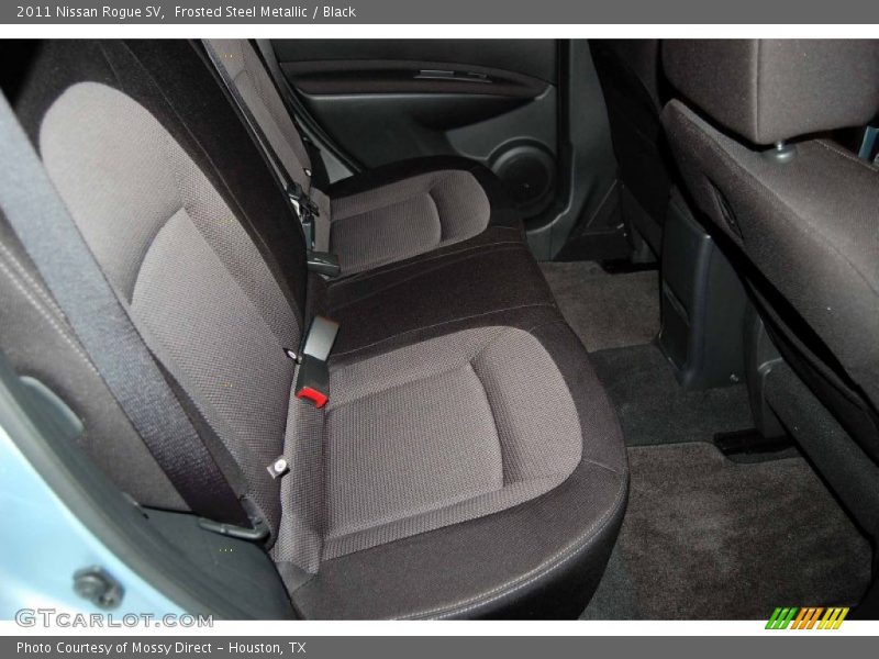 Frosted Steel Metallic / Black 2011 Nissan Rogue SV