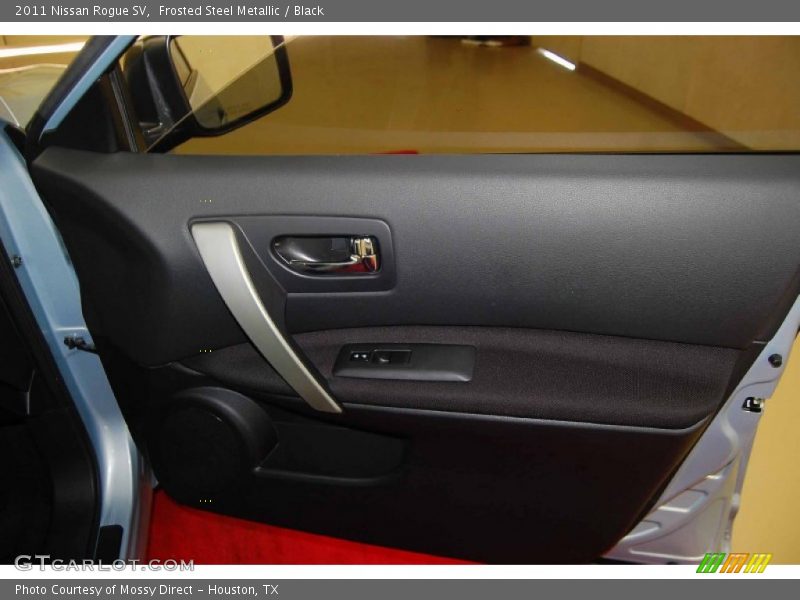 Frosted Steel Metallic / Black 2011 Nissan Rogue SV