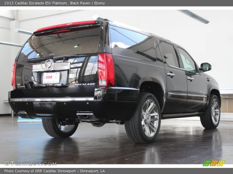 Black Raven / Ebony 2013 Cadillac Escalade ESV Platinum