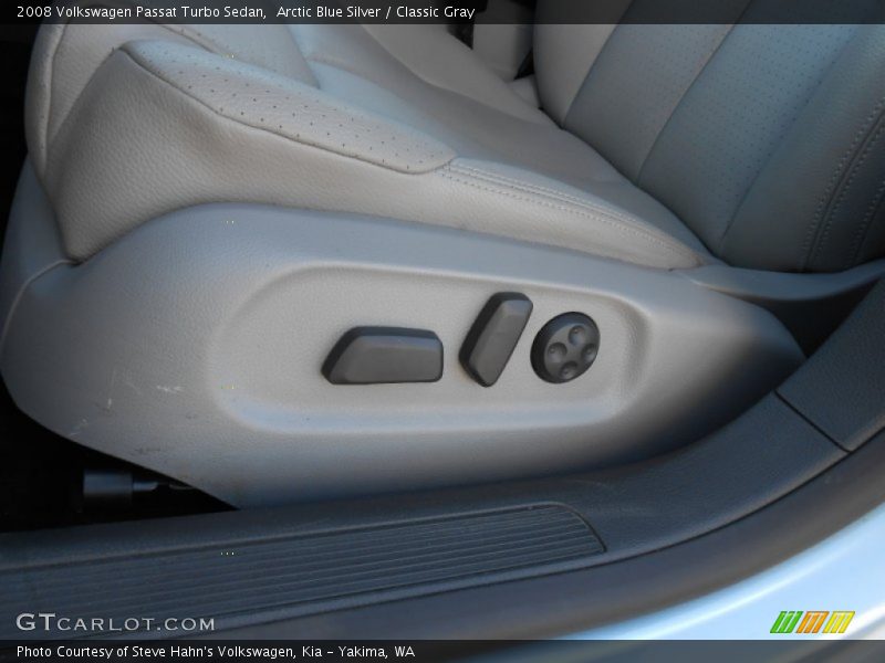 Arctic Blue Silver / Classic Gray 2008 Volkswagen Passat Turbo Sedan