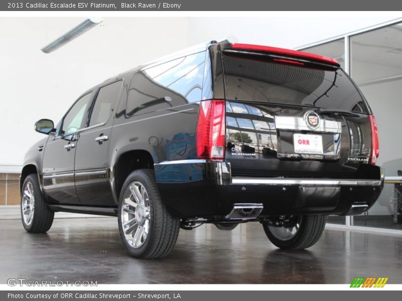 Black Raven / Ebony 2013 Cadillac Escalade ESV Platinum