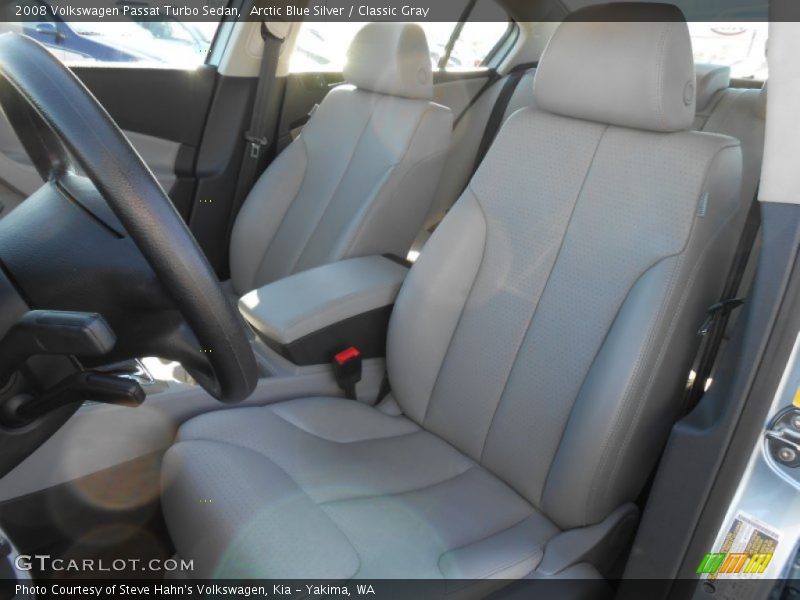 Arctic Blue Silver / Classic Gray 2008 Volkswagen Passat Turbo Sedan