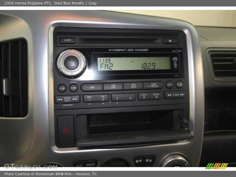 Steel Blue Metallic / Gray 2006 Honda Ridgeline RTS