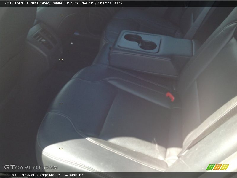 White Platinum Tri-Coat / Charcoal Black 2013 Ford Taurus Limited